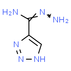 ChemSpider 2D Image | 1H-1,2,3-Triazole-4-carbohydrazonamide | C3H6N6