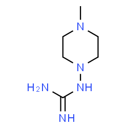 ChemSpider 2D Image | 1-(4-Methyl-1-piperazinyl)guanidine | C6H15N5