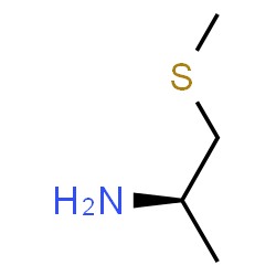 ChemSpider 2D Image | (2R)-1-(Methylsulfanyl)-2-propanamine | C4H11NS