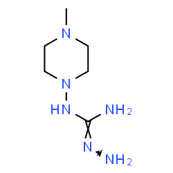 ChemSpider 2D Image | N-(4-Methyl-1-piperazinyl)carbonohydrazonic diamide | C6H16N6