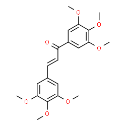 ChemSpider 2D Image | 3',4',5',3,4,5-hexamethoxy-chalcone | C21H24O7