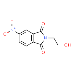 ChemSpider 2D Image | N-(2-Hydroxyethyl)-4-nitrophthalimide | C10H8N2O5