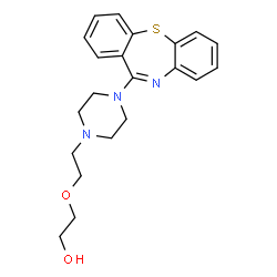 ChemSpider 2D Image | Quetiapine | C21H25N3O2S