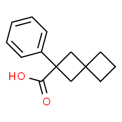 ChemSpider 2D Image | 2-Phenylspiro[3.3]heptane-2-carboxylic acid | C14H16O2