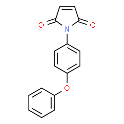 ChemSpider 2D Image | N-(4-PHENOXYPHENYL)MALEIMIDE | C16H11NO3