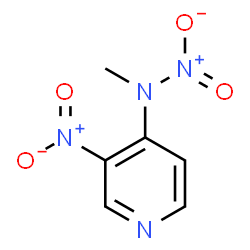 ChemSpider 2D Image | N-Methyl-N,3-dinitro-4-pyridinamine | C6H6N4O4