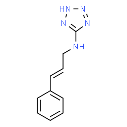 ChemSpider 2D Image | N-[(2E)-3-Phenyl-2-propen-1-yl]-2H-tetrazol-5-amine | C10H11N5