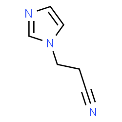 ChemSpider 2D Image | 3-(IMIDAZOL-1-YL)PROPANENITRILE | C6H7N3