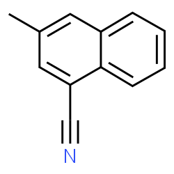 ChemSpider 2D Image | 3-Methyl-1-naphthonitrile | C12H9N