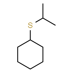 ChemSpider 2D Image | Sulfide, cyclohexyl isopropyl | C9H18S