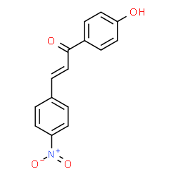 ChemSpider 2D Image | (2E)-1-(4-Hydroxyphenyl)-3-(4-nitrophenyl)-2-propen-1-one | C15H11NO4