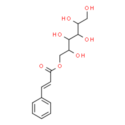 ChemSpider 2D Image | 1-O-[(2E)-3-Phenyl-2-propenoyl]hexitol | C15H20O7