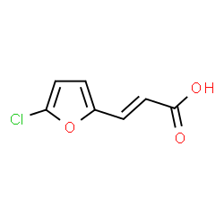 ChemSpider 2D Image | (2E)-3-(5-Chloro-2-furyl)acrylic acid | C7H5ClO3