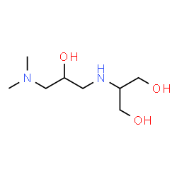 ChemSpider 2D Image | 2-{[3-(Dimethylamino)-2-hydroxypropyl]amino}-1,3-propanediol | C8H20N2O3
