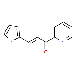 ChemSpider 2D Image | (2E)-1-(2-Pyridinyl)-3-(2-thienyl)-2-propen-1-one | C12H9NOS