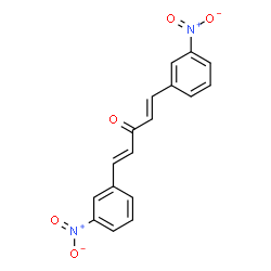ChemSpider 2D Image | 1,5-bis(3-nitrophenyl)penta-1,4-dien-3-one | C17H12N2O5