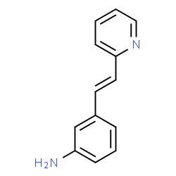 ChemSpider 2D Image | 3-[(E)-2-pyridin-2-ylvinyl]aniline | C13H12N2