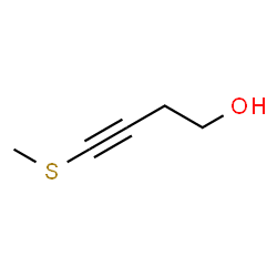 ChemSpider 2D Image | 1-(Methylthio)but-1-yn-4-ol | C5H8OS