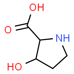 ChemSpider 2D Image | 3-Hydroxyproline | C5H9NO3