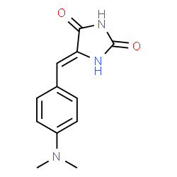 ChemSpider 2D Image | (5Z)-5-[4-(Dimethylamino)benzylidene]-2,4-imidazolidinedione | C12H13N3O2