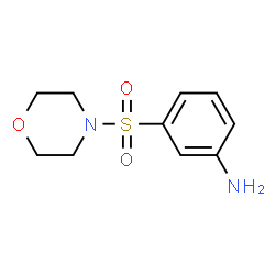 ChemSpider 2D Image | 3-(Morpholinosulfonyl)aniline | C10H14N2O3S