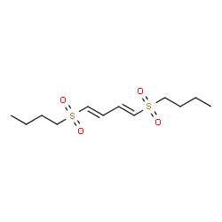 ChemSpider 2D Image | (1E,3E)-1,4-Bis(butylsulfonyl)-1,3-butadiene | C12H22O4S2
