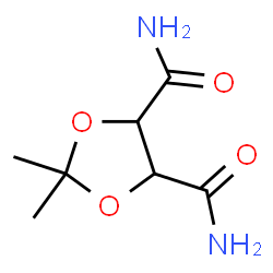 ChemSpider 2D Image | 2,2-Dimethyl-1,3-dioxolane-4,5-dicarboxamide | C7H12N2O4