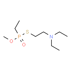 ChemSpider 2D Image | S-[2-(Diethylamino)ethyl] O-methyl ethylphosphonothioate | C9H22NO2PS
