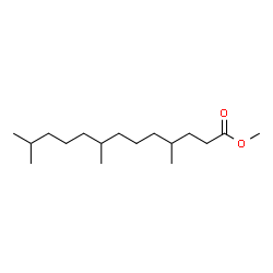 ChemSpider 2D Image | Methyl 4,8,12-trimethyltridecanoate | C17H34O2