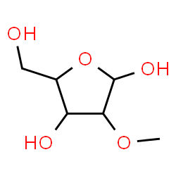 ChemSpider 2D Image | 2-O-Methylpentofuranose  | C6H12O5