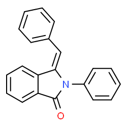 ChemSpider 2D Image | (3E)-3-Benzylidene-2-phenyl-1-isoindolinone | C21H15NO