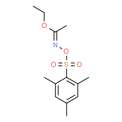 ChemSpider 2D Image | Ethyl N-(mesitylsulfonyl)oxyacetimidate | C13H19NO4S