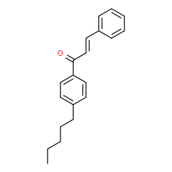 ChemSpider 2D Image | (2E)-1-(4-Pentylphenyl)-3-phenyl-2-propen-1-one | C20H22O