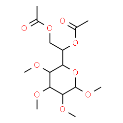 ChemSpider 2D Image | Methyl 6,7-di-O-acetyl-2,3,4-tri-O-methylheptopyranoside | C15H26O9