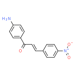 ChemSpider 2D Image | (2E)-1-(4-Aminophenyl)-3-(4-nitrophenyl)-2-propen-1-one | C15H12N2O3