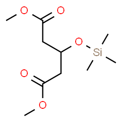 ChemSpider 2D Image | Dimethyl 3-[(trimethylsilyl)oxy]pentanedioate | C10H20O5Si
