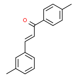 ChemSpider 2D Image | (2E)-3-(3-Methylphenyl)-1-(4-methylphenyl)-2-propen-1-one | C17H16O