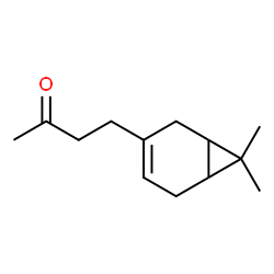 ChemSpider 2D Image | 4-(7,7-Dimethylbicyclo[4.1.0]hept-3-en-3-yl)-2-butanone | C13H20O