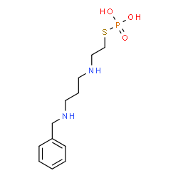 ChemSpider 2D Image | S-(2-{[3-(Benzylamino)propyl]amino}ethyl) dihydrogen phosphorothioate | C12H21N2O3PS