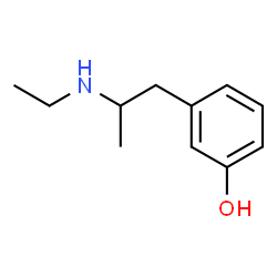 ChemSpider 2D Image | 3-[2-(Ethylamino)propyl]phenol | C11H17NO