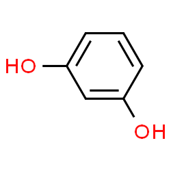 resorcinol condensed structural formula