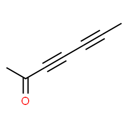 ChemSpider 2D Image | 3,5-Heptadiyn-2-one | C7H6O
