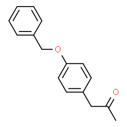 ChemSpider 2D Image | 4-Benzyloxyphenylacetone | C16H16O2
