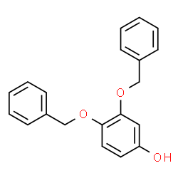 ChemSpider 2D Image | 3,4-Dibenzyloxyphenol | C20H18O3