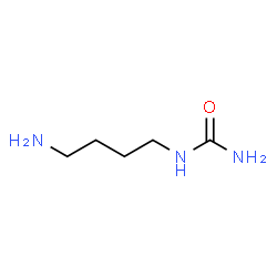 ChemSpider 2D Image | 1-(4-Aminobutyl)urea | C5H13N3O