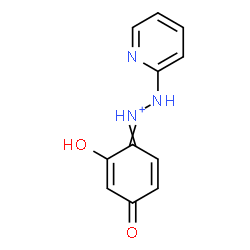 ChemSpider 2D Image | 1-(2-Hydroxy-4-oxo-2,5-cyclohexadien-1-ylidene)-2-(2-pyridinyl)hydrazinium | C11H10N3O2