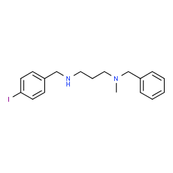 ChemSpider 2D Image | N-Benzyl-N'-(4-iodobenzyl)-N-methyl-1,3-propanediamine | C18H23IN2