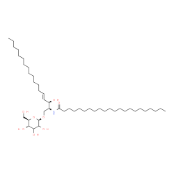 ChemSpider 2D Image | N-[(2S,3R,4E)-1-(beta-D-erythro-Hexopyranosyloxy)-3-hydroxy-4-octadecen-2-yl]docosanamide | C46H89NO8
