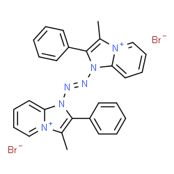 ChemSpider 2D Image | Fazadinium bromide | C28H24Br2N6
