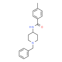 ChemSpider 2D Image | N-(1-Benzyl-4-piperidinyl)-4-methylbenzamide | C20H24N2O